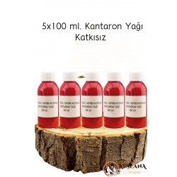Kantaron Yağı Ev Yapımı  5x 100 ml. Sarı Çiçek