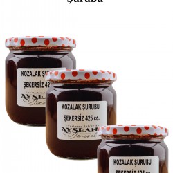 Çam Kozalak Şurubu Odun Ateşinde Ev Yapımı Şekersiz 425ml X3 Adet