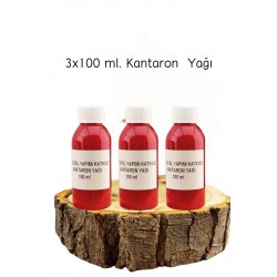 Kantaron Yağı Ev Yapımı 3x100 Ml (Katkısız Sarı çiçek )