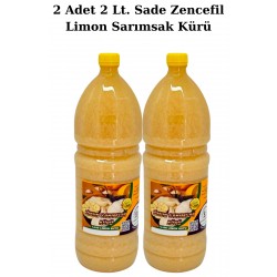 Zencefilli Limon Sarımsak Kürü El Yapımı Doğal 4 Lt.