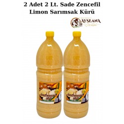 Zencefilli Limon Sarımsak Kürü El Yapımı Doğal 4 Lt.