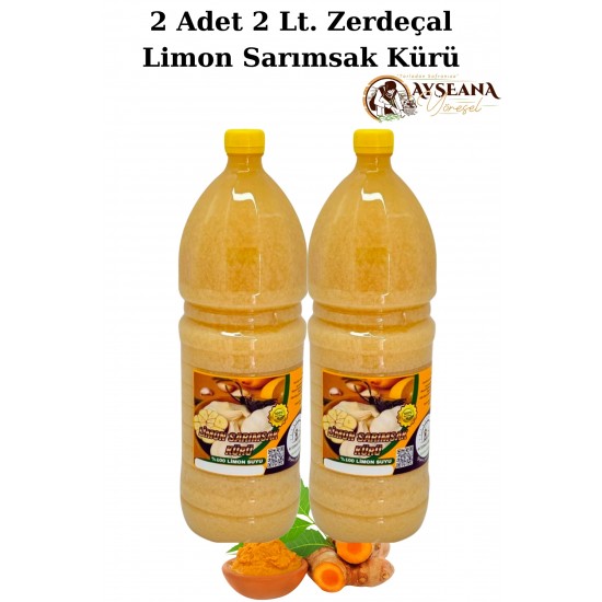 Zerdeçallı Limon Sarımsak Kürü  El Yapımı Doğal 4 Lt
